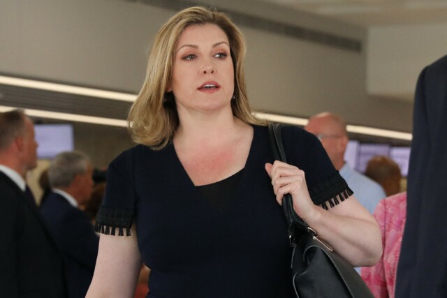 Penny Mordaunt is in second place so far