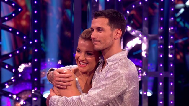 Gorka and Helen at last night's final on Strictly Come Dancing