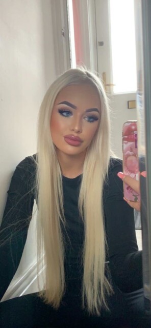 Nicole Kay, now 20, dreamed of being able to get filler in her lips since she was just 14 years old after Kylie Jenner started overlining her lips, launched her lip kit products and eventually admitted to having her lips done. credit Nicole Kay/Caters please