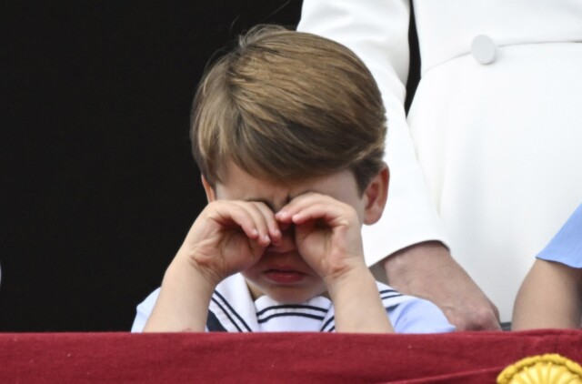 Mandatory Credit: Photo by Tim Rooke/Shutterstock (12969209du)..Prince Louis of Cambridge..Trooping The Colour - The Queen's Birthday Parade, London, UK - 02 Jun 2022..The Queen, attends celebration marking her official birthday, during which she inspects troops from the Household Division as they march in Whitehall, before watching a fly-past from the balcony at Buckingham Palace. This year's event also marks The Queen's Platinum Jubilee and kicks off an extended bank holiday to celebrate the milestone.