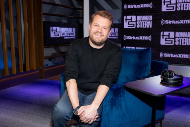 LOS ANGELES, CALIFORNIA - APRIL 26: James Corden Visits SiriusXM's 'The Howard Stern Show' at SiriusXM Studios on April 26, 2023 in Los Angeles, California. (Photo by Emma McIntyre/Getty Images for SiriusXM)
