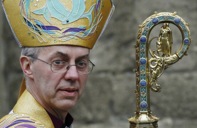 Justin Portal Welby was made The Archbishop of Canterbury in 2013