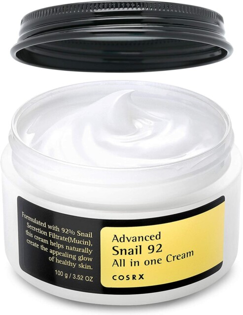 COSRX Advanced Snail 92 All in one Cream, 3.53 oz/100g | Moisturizing Snail Mucin Secretion Filtrate 92% | Facial Moisturiser, Long Lasting, Deep &...