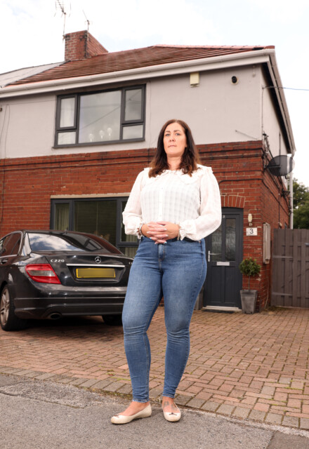 Sun Features - Budget case study of Jemima Gerrard from Barnsley whose mortgage has rocketed with the inflation.