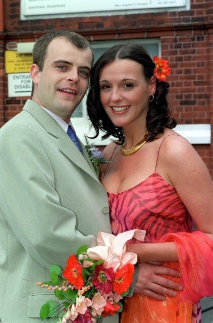 Steve McDonald, Karen Phillips wedding Coronation Street