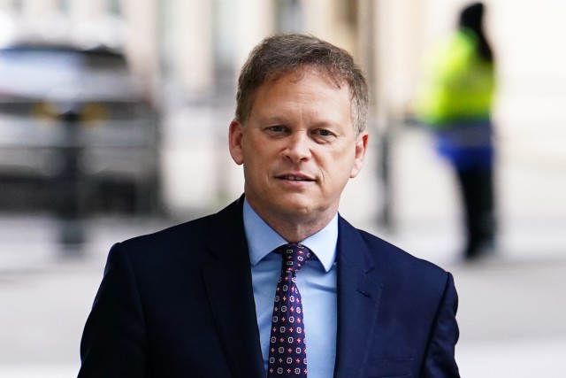 EMBARGOED TO 0001 TUESDAY FEBRUARY 7 File photo dated 05/02/23 of Business Secretary Grant Shapps, who has said that guilt-free flying is within our reach, as the development of electric and hydrogen-powered aircraft has been given a boost joint government and industry £113 million investment, paving the way for more sustainable flying. Issue date: Tuesday February 7, 2023. PA Photo. The Government and industry are jointly supporting new zero-carbon technologies to enable guilt-free flying in the future, the Department for Business, Energy and Industrial Strategy (BEIS) announced. Projects benefiting from the funding include the development of lightweight batteries for small aircraft by Bristol-based electric aircraft manufacturer Vertical Aerospace, and the building of a zero-emission liquid hydrogen combusting jet engine led by Rolls-Royce. See PA story AIR Hydrogen. Photo credit should read: Jordan Pettitt/PA Wire